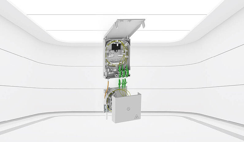 Multifunktionaler Glasfaserabschlusspunkt