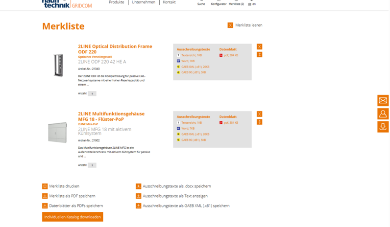 Schneller ans Ziel mit Ihrem individueller Produktkatalog